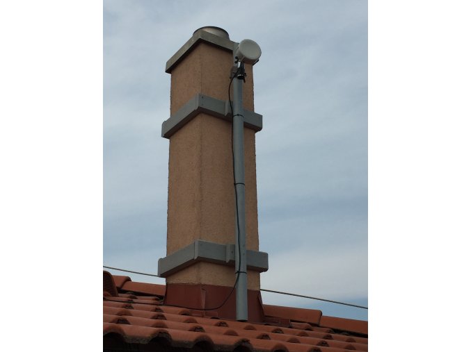 21 f. Trim around the chimney