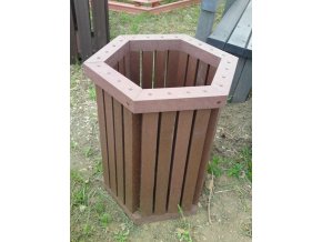 04 b. Hexagonal prismatic bin for bags, small