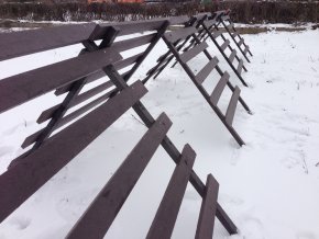 13 a. Snow barrier - classic, small