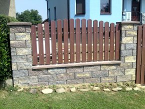 01 ab. Fence board profile D-100x25-1200/1400 mm