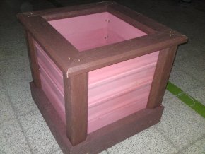 03 ab. Flower pot, square, classic