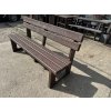 02 cl. All-plastic bench 3+2