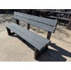 02 cl. All-plastic bench 3+2