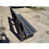 02 cl. All-plastic bench 3+2