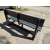 02 cl. All-plastic bench 3+2