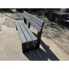 02 cl. All-plastic bench 3+2
