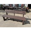 02 cl. All-plastic bench 3+2