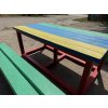 07 eb. Set - children table with 2 benches without backrest