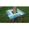 02 ka. Seating around a tree, multicolour