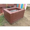 03 ba.  Flower pot rectangular, massive, prismatic
