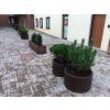 03 d. Ronde, massieve bloempot