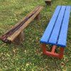 02 da. Bank zonder rugleuning 180 cm, diverse kleuren