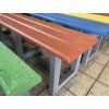 02 da. Bank zonder rugleuning 180 cm, diverse kleuren