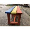 02 da. Bank zonder rugleuning 180 cm, diverse kleuren