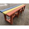 02 da. Bank zonder rugleuning 180 cm, diverse kleuren