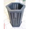 04 ba. Hexagonal waste bin - tall