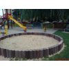 07 bb. Palisade sandpit, round
