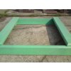 07 c. Small sandpit, made of boards, home use