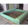 07 c. Small sandpit, made of boards, home use