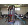 07 gb. Children's house with a slide and steps