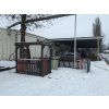 09 d. Tuinhuisje met plat dak, bruingrijszwart