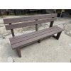02 ca. All-plastic bench 3+2