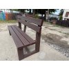 02 ca. All-plastic bench 3+2
