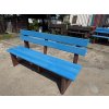 02 ca. All-plastic bench 3+2