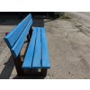 02 ca. All-plastic bench 3+2