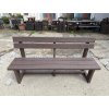 02 ca. All-plastic bench 3+2