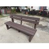 02 ca. All-plastic bench 3+2