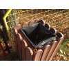 04 ab. Waste bin, square
