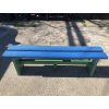07 ia. Small bench without backrest, coloured