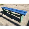 07 ia. Small bench without backrest, coloured