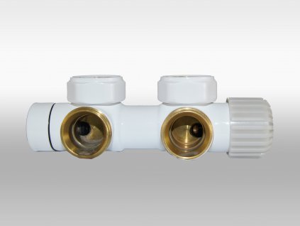 Termostatický ventil Twins, středové připojení, 50mm