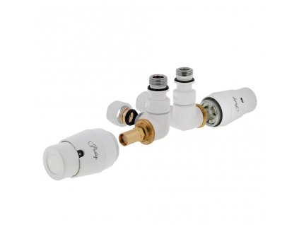 RTL vision plus, středové připojení, levé provedení, bílá barva, základní sada