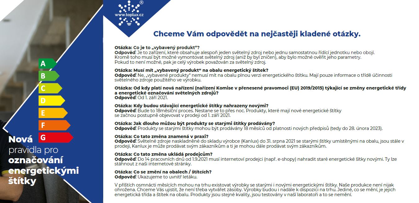 ENERGETICKÉ ŠTÍTKY