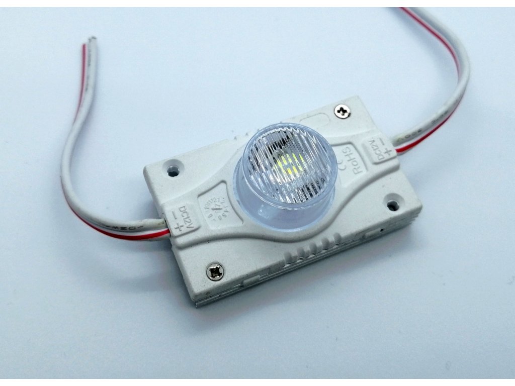 LED modul 3W PROFI pro nasvícení úzkých reklam s bočním svícením z rámu
