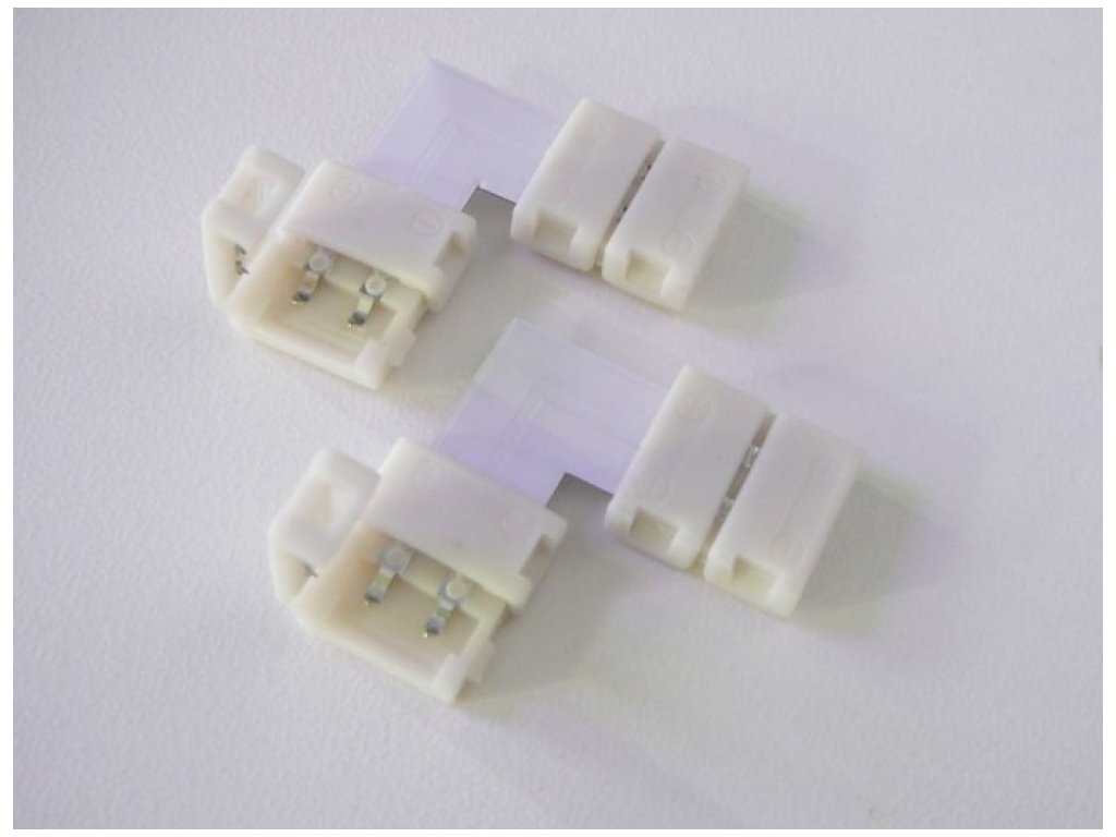 Rohová click spojka pro jednobarevné LED pásky
