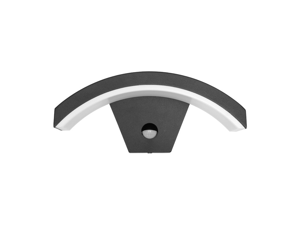 Led Nastenne Svitidlo Ecolite Styl 2 8w Pir Senzor Pohybu Prohnute