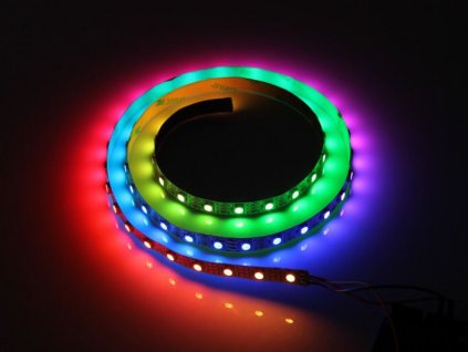 LED PIXEL digitální RGB pásek 12V 14,4W/m, čip GS8208, 60LED diod na metr 084101