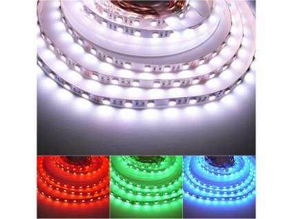LED pásek RGBW 24V 19,2W studená bílá vnitřní IP20 Počet diod 60 085136 LED pásek RGBW samolepící vnitřn RGB a DW studená bílá Vvysoká svítivost 60 LED/metr, cena je za 1 m RGBW4v1-CW 24V LED pásek je novinkou spojení RGB a jedné barvy na jednom pásku. Tento pásek má v jednom LED čipu integrovány všechny barvy a zároveň nabízí ty nejlepší vlastnosti z napěťových LED pásků. TopLux Osvětlení Praha, Libeň - skladem na prodejně akce sleva levné nejlevnější doprodej výprodej jak ušetřit na energii