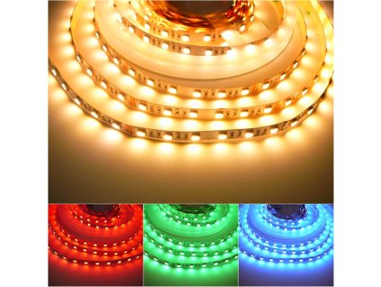 LED pásek RGBW 24V 19,2W teplá bílá vnitřní IP20 Počet diod 60 085134 LED pásek RGBW samolepící vnitřn RGB a DW teplá žlutá bílá Vvysoká svítivost 60 LED/metr, cena je za 1 m RGBW4v1-WW 24V LED pásek je novinkou spojení RGB a jedné barvy na jednom pásku. Tento pásek má v jednom LED čipu integrovány všechny barvy a zároveň nabízí ty nejlepší vlastnosti z napěťových LED pásků. TopLux Osvětlení Praha, Libeň - skladem na prodejně akce sleva levné nejlevnější doprodej výprodej jak ušetřit na energii