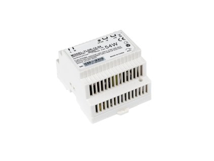 LED napájecí zdroj 12V 54W pro LED pásky - na DIN lištu do rozvodné skříně 4,5A 05403. Skladem na Toplux.cz, ihned k odeslání