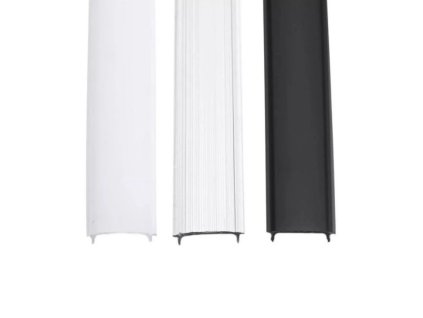 Difuzor k ALU hliníkovému profilu peo LED pásky, nacvakávací z čelní strany, kvalitní