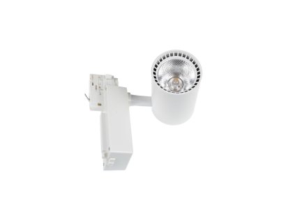 Lištový bílý LED reflektor TORU-W 20W 6000K kolejnicové bodové svítidlo track light 105709 LED COB reflektor 20W Svítivost 1600 lm Barva světla 6000K studená bílá Náhrada za halogen 150W
