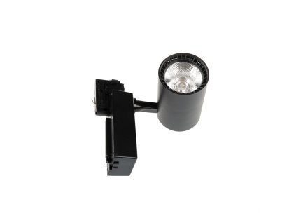 Lištový černý LED reflektor TORU-B 20W 6000K kolejnicové bodové svítidlo track light 105712 LED COB reflektor 20W Svítivost 1600 lm Barva světla 6000K studená bílá Náhrada za halogen 150W