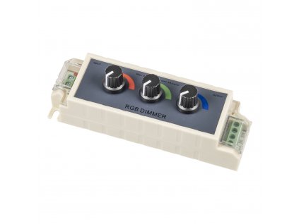 Ruční stmívač RGB-M1 jednokanálový manuální ovladač pro barevné LED pásky