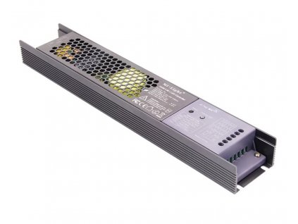 LED trafo 24V 100W 4,5A s přijímačem MiBoxer Mi-Light spínaný zdroj pro LED pásky - lze ovládat všechny barvy. Kovové stříbrné s děrováním a svorkovnicí