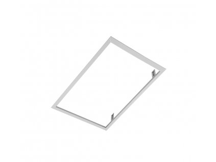 Hliníkový vestavný bílý rám 30x60cm pro LED panel do SDK sadrokartonu. Montážní sada pro zapuštění paneluvestavba rámečku do podhledu QVESTRAMB600